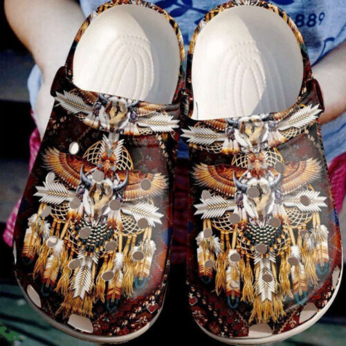 Native American Rubber Crocs Shoes Clogs Unisex Footwear