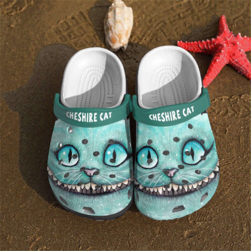 Cheshire Cat Alice Rubber Crocs Shoes Clogs Unisex Footwear