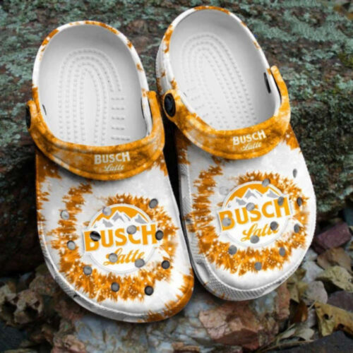Busch Light Latte Crocs Clogs Unisex Slippers