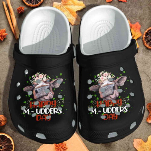 Cow Funny Happy Mudders Day Shoes Clogs – Funny Cow Heifer Farmer Clog Birthday Gift Man Woman