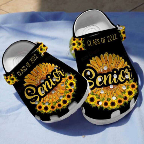 Sunflower Senior Class Of 2022 Clogs Shoes Gifts Daughter Friends