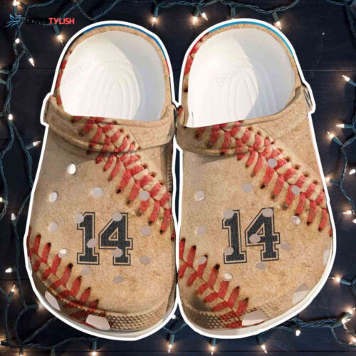 3D Baseball Ball Shoes Clogs Batter – Funny Baseball Custom Shoes Clogs For Men Women