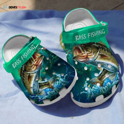 Amazing Bass Fishing Clogs Shoes Gifts Fathers Day