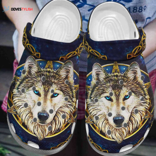 Amazing Leader Of The Pack Wolf Clogs Shoes