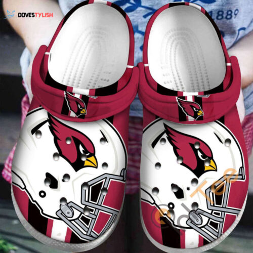 Arizona Cardinals NFL Teams football helmet Rubber Crocs Crocband Clogs Comfy Footwear
