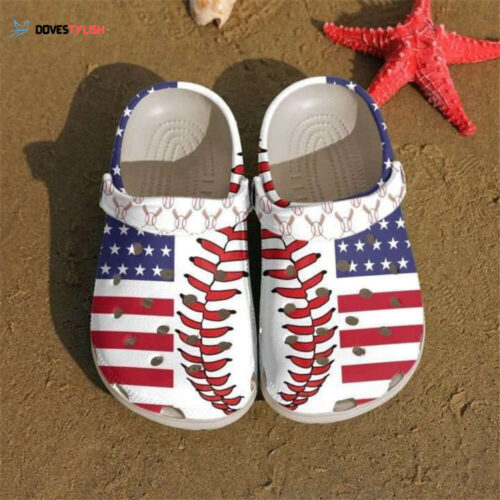 Baseball American Shoes Clogs