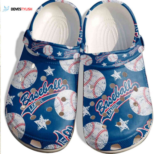 Baseball In Sky Shoes Clogs Batter-Funny Baseball League Custom Shoes Clogs