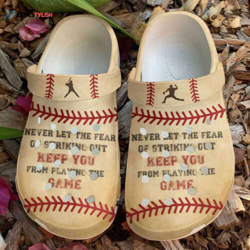 Baseball Motivation Shoes Clogs Gift Son Fathers Day- Baseball Vintage Croc Shoes Gift Father Grandpa