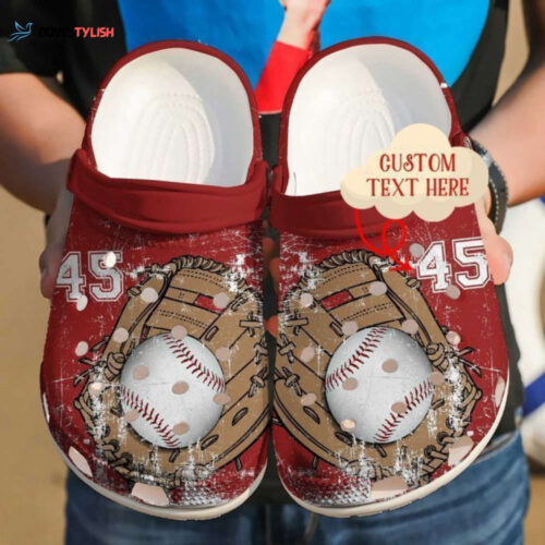 Baseball Personalized Colorful Classic Clogs Shoes