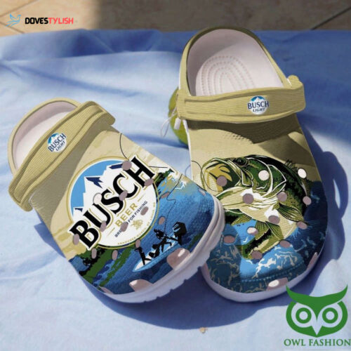 Busch Beer Fishing Brewed In Usa Clogs Shoes