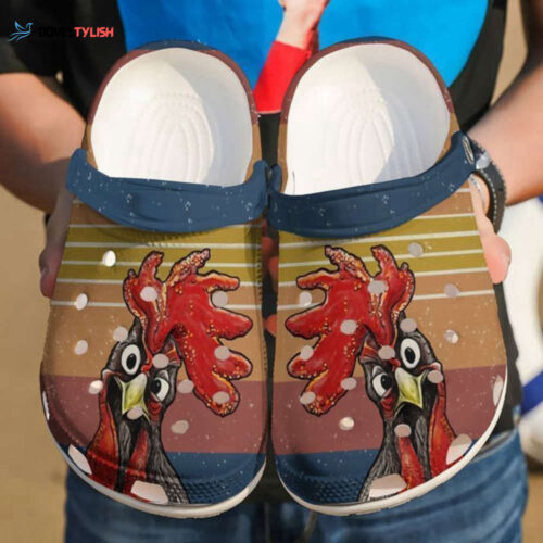 Chicken Crazy Chick Classic Clogs Shoes