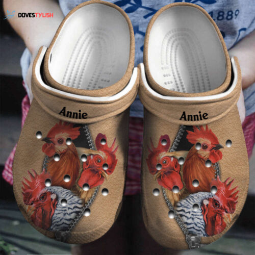 Chicken From Zipper Bag Personalized Shoes clogs Gifts Men Women