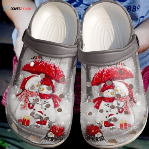 Christmas Personalized Merry Classic Clogs Shoes