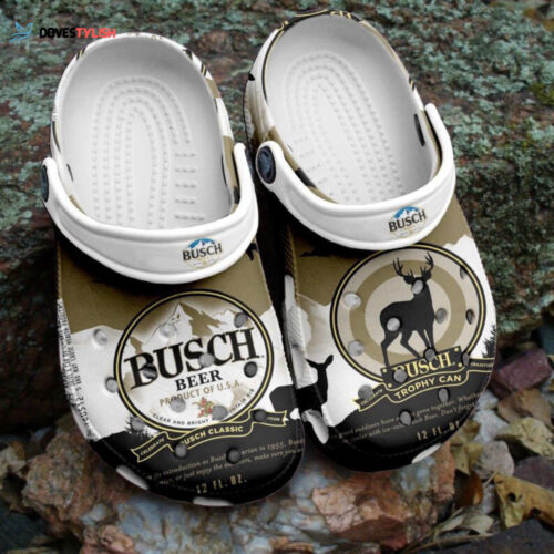 Classic Busch Beer Trophy Can Slippers