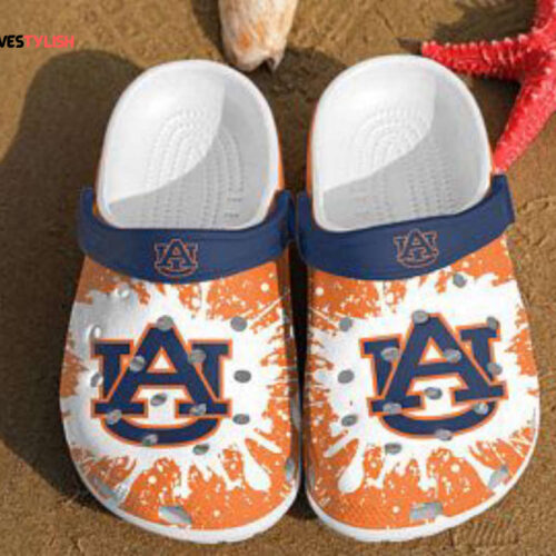 Croc Shoes – Crocs Shoes Auburn Tigers band Comfortable For Mens And Womens Classic Water Auburn Tigers