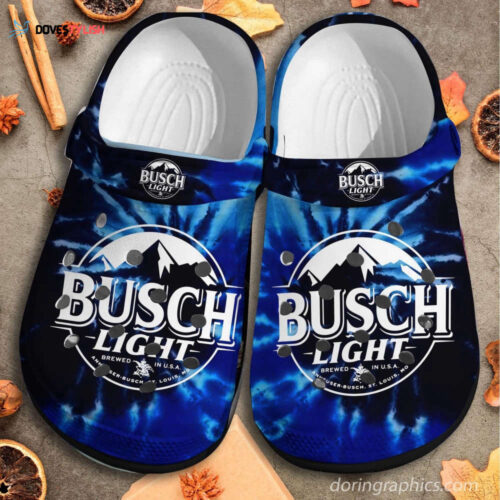 Croc Shoes – Crocs Shoes Black Busch Light Funny Fathers Day Gifts For Men Busch Latte Cool Custom Women Men