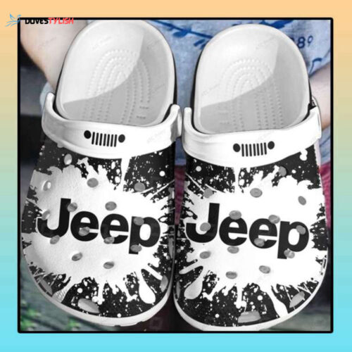 Croc Shoes – Crocs Shoes Black White Jeep Adults