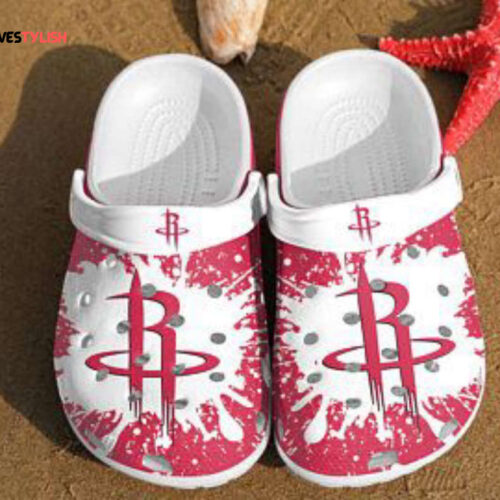 Croc Shoes – Crocs Shoes Houston Rockets band Comfortable For Mens And Womens Classic Water