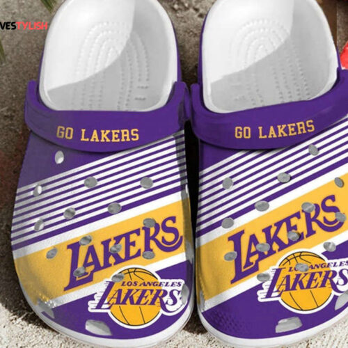 Croc Shoes – Crocs Shoes Los Angeles Lakers Team NBA Adults