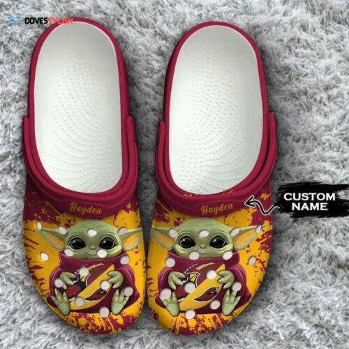 Croc Shoes – Crocs Shoes Personalized Baby Yoda Arizona Cardinals NFL