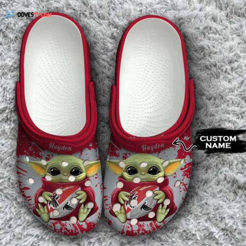 Croc Shoes – Crocs Shoes Personalized Baby Yoda Atlanta Falcons NFL