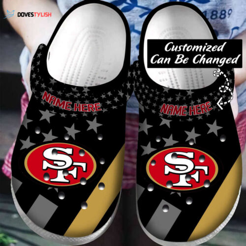 Croc Shoes – Crocs Shoes Personalized Football S.49Ers Star New