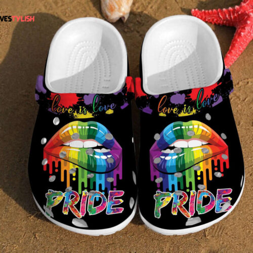 Croc Shoes – Crocs Shoes Pride Lips Love Is Lgbt Rainbow