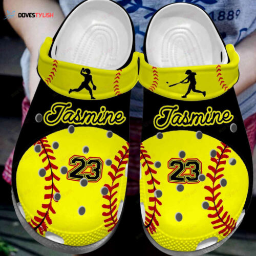 Croc Shoes – Crocs Shoes Softball Personalized Classic Softball Lover