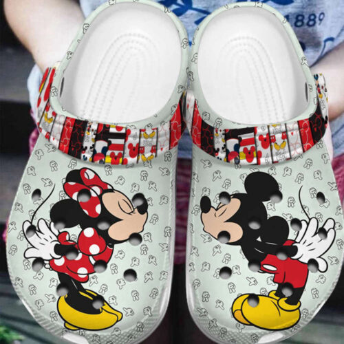 Crocs Shoes Mickey And Minnie Mouse Disney Couple Adults 3D Trending Clogs