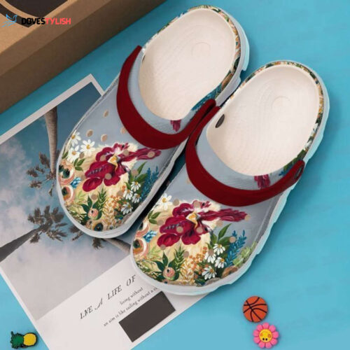 Farmer Chicken With Flower Classic Clogs Shoes