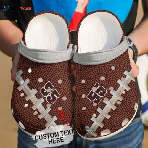 Football Personalized Lovers Classic Clogs Shoes