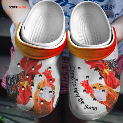 Funny Chicken Play Game Shoes clogs Gifts Male Female