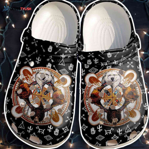 Hippie Bear Shoes Crocbland Clogs Gifts Men Women