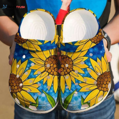 Sunflower Colorful Shoes Be Yourself clogs Gifts Girls