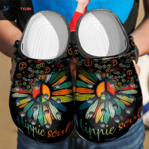 Hippie Soul Sunflower Shoes clogs Gifts Birthday Holiday