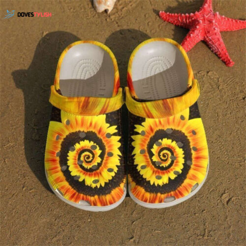 Hippie Sunflower Classic Clogs Shoes