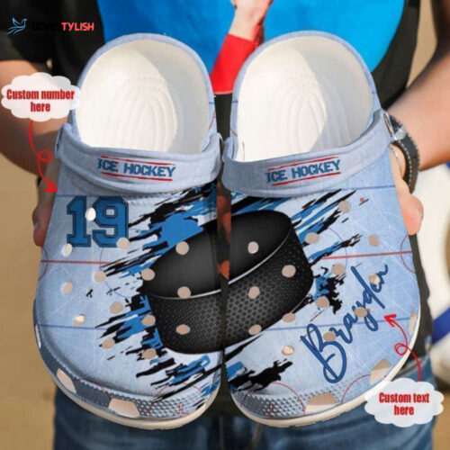 Hockey Personalized Lover Classic Clogs Shoes