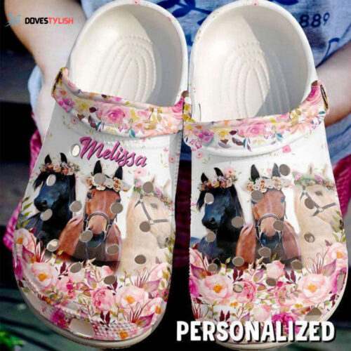 Horse Personalized Life Is Better With Horses Classic Clogs Shoes