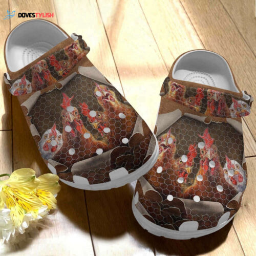 Little Barn With Big Chicken Shoes Crocbland Clogs Gifts Parents