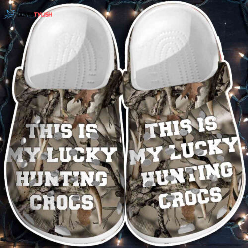 Lucky Hunting Shoes Crocbland Clogs Gifts Father Day