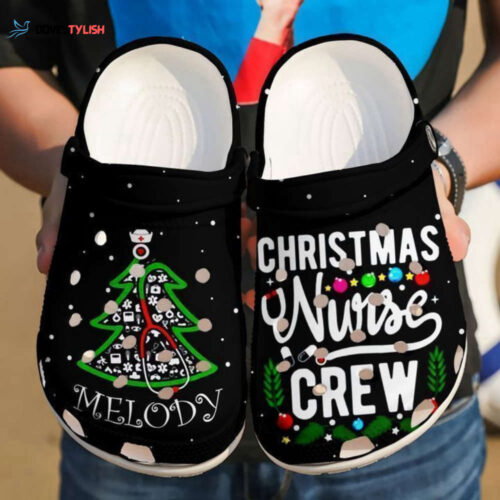 Nurse Personalized Christmas Crew Classic Clogs Shoes