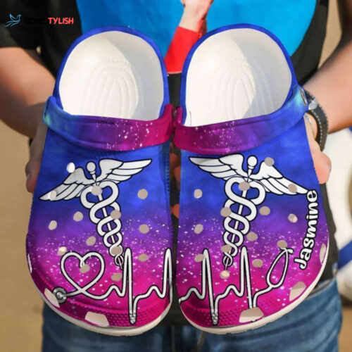 Nurse Personalized Symbol 2 Classic Clogs Shoes