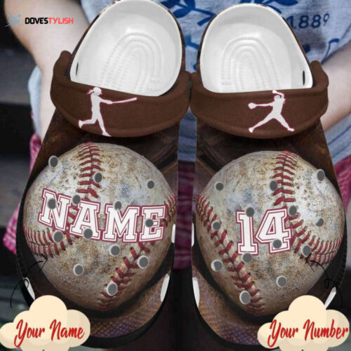 Personalized Baseball Shoes Clogs