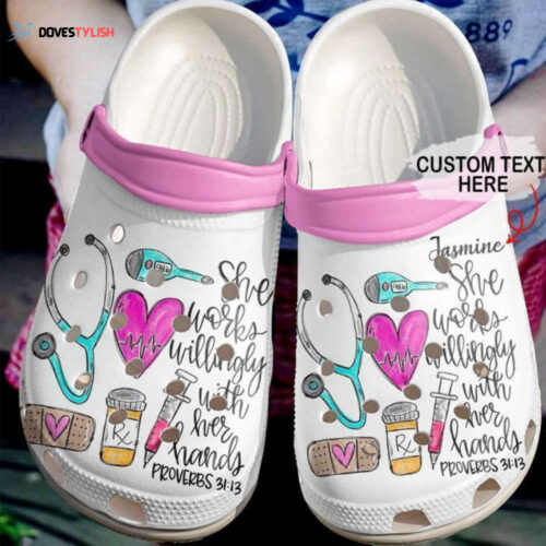 Pharmacy Personalized Peace Love Classic Clogs Shoes