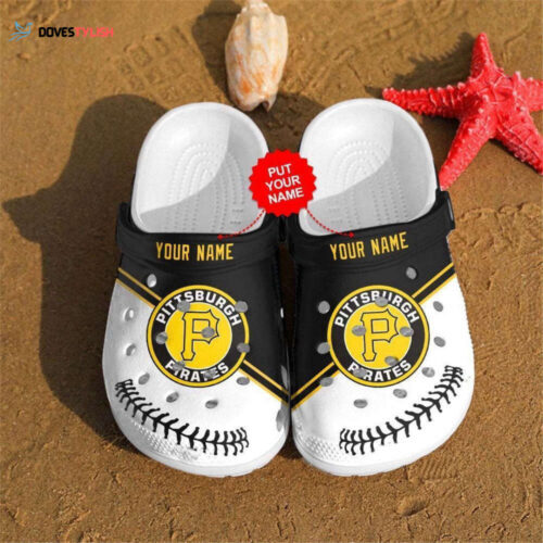 Pittsburgh Pirates Personalized National League Central teams gift for fan Crocs Crocband Clogs Comf