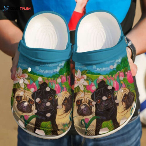 Pug Lover Classic Clogs Shoes