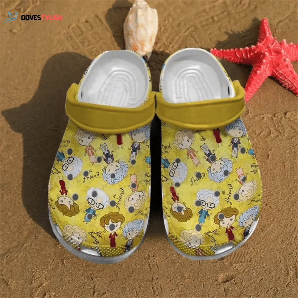 The Golden Girls for lover Rubber Crocs Crocband Clogs Comfy Footwear ...