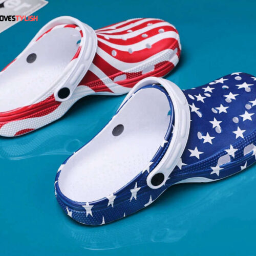 The United State Usa Flag Shoes Clogs – America Custom Shoes Clogs Gift Men Women