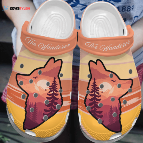 The Wanderer Wolf Shoes Clogs Birthday Gifts Children