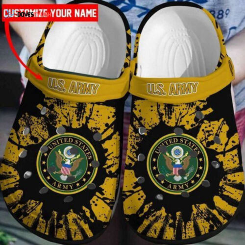 Veterans Clogs Shoes Nice US Army